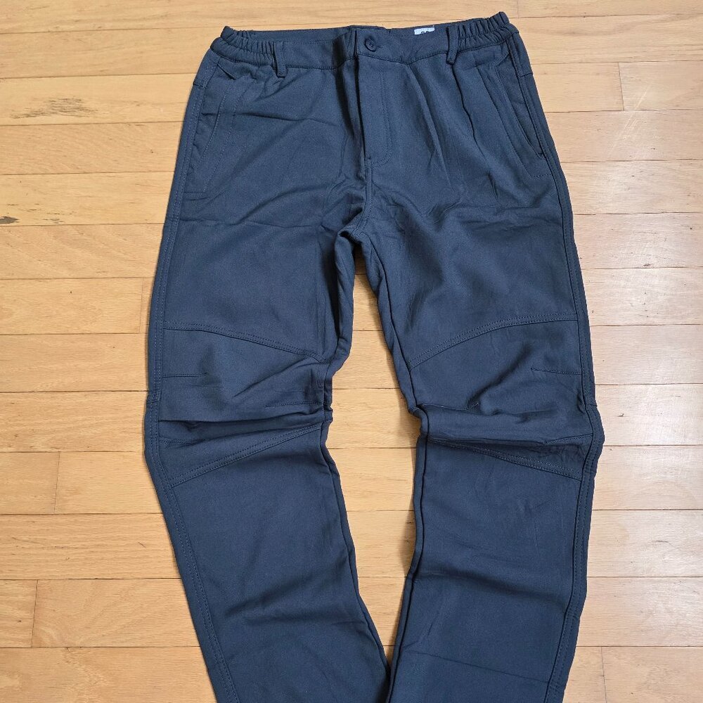gorpcore gray fleece lined outdoor winter pants | MENS 32'